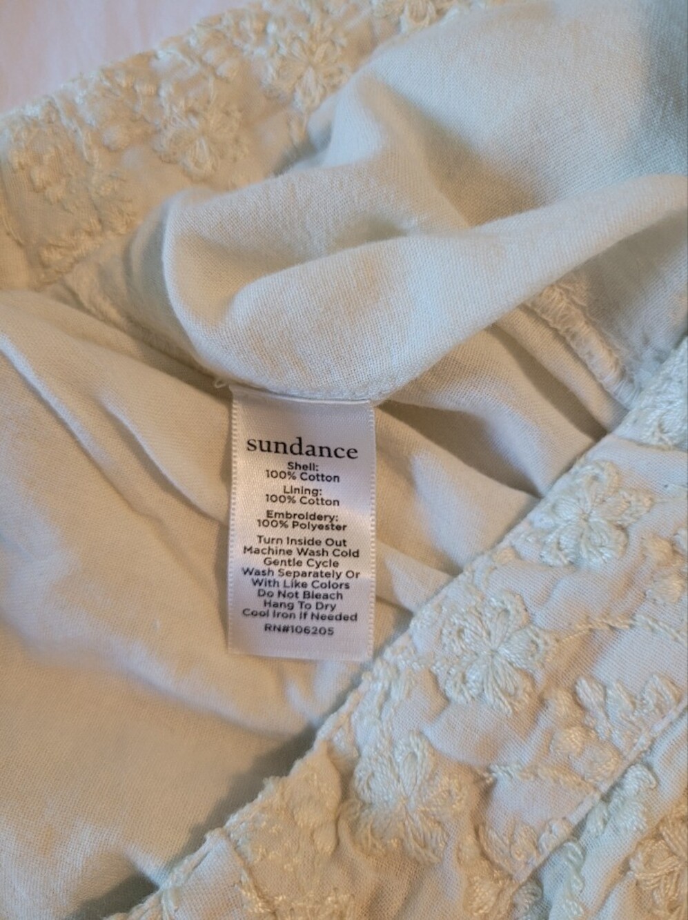 Sundance Cream Textured Trousers. with Braided Ties Size 14 - Picture 11 of 12